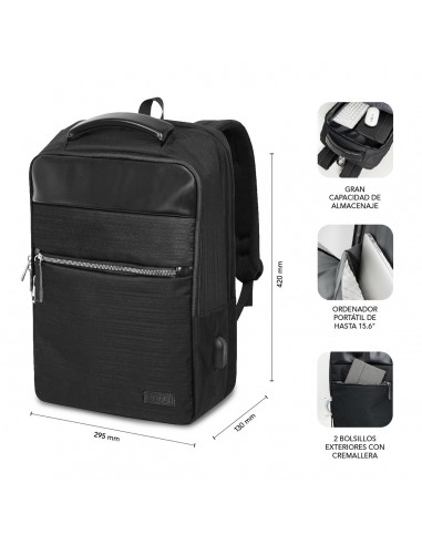 SUBBLIM Mochila de negocios Business V2 AP Backpack 16" Negro