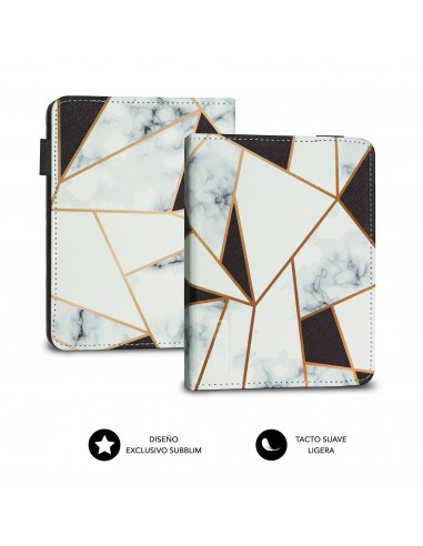 SUBBLIM Funda Libro Electrónico Clever Ebook Case 6" Marmol Negro