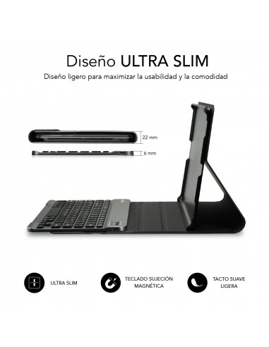 SUBBLIM Funda con teclado KeyTab Pro BT Samsung GT A8 10.5“ X200 205