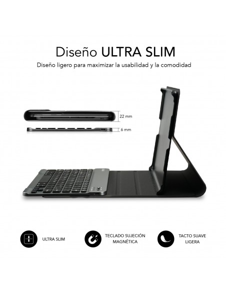 SUBBLIM Funda con teclado KeyTab Pro BT Samsung GT A8 10.5“ X200 205 SUBBLIM Funda con teclado KeyTab Pro BT Samsung GT A8 10.5“ X200 205