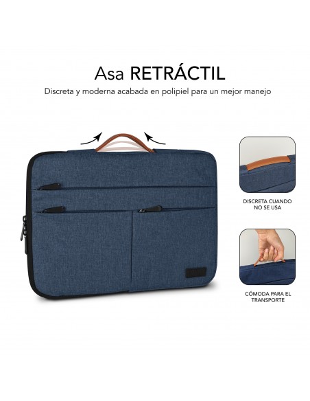 SUBBLIM Funda Air Padding 360 Sleeve 13,3-14" Blue SUBBLIM Funda Air Padding 360 Sleeve 13,3-14" Blue