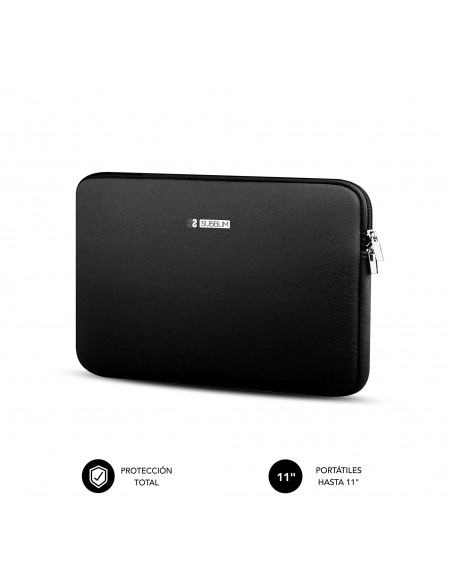 SUBBLIM Funda Ordenador Business Laptop Sleeve Neoprene 11,6"-13,3" Black