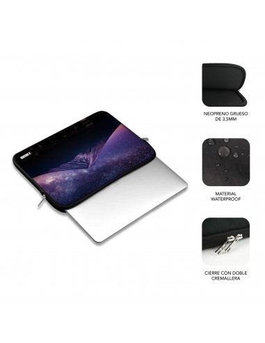 SUBBLIM Funda Ordenador Neopreno Trendy Sleeve Neo Mountain 13,3-14"