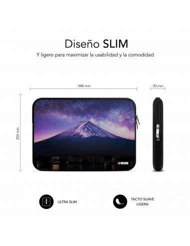 SUBBLIM Funda Ordenador Neopreno Trendy Sleeve Neo Mountain 13,3-14"