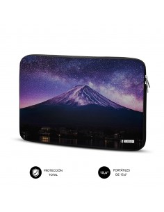 SUBBLIM Funda Ordenador Neopreno Trendy Sleeve Neo Mountain 15,6" 2