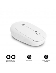 SUBBLIM Ratón Business Plus Silencioso inalámbrico 2.4G 1200 DPI Blanco 2