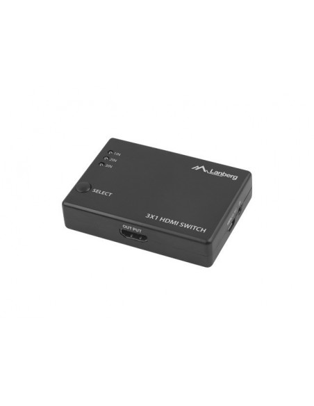 Lanberg SWV-HDMI-0003 interruptor de video