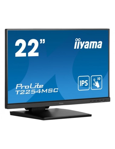 iiyama ProLite T2254MSC-B1AG pantalla para PC 54,6 cm (21.5") 1920 x 1080 Pixeles Full HD LED Pantalla táctil Negro