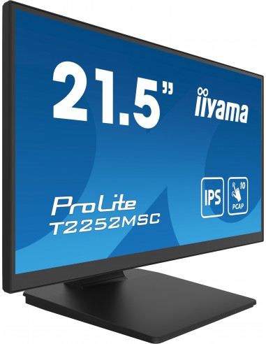 iiyama ProLite T2252MSC-B2 pantalla para PC 54,6 cm (21.5") 1920 x 1080 Pixeles Full HD LCD Pantalla táctil Negro