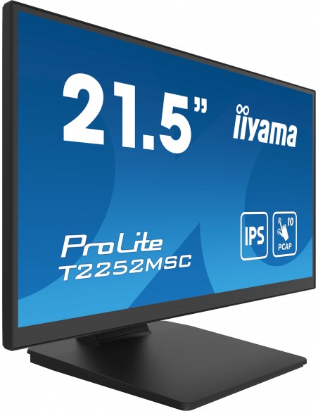 iiyama ProLite T2252MSC-B2 pantalla para PC 54,6 cm (21.5") 1920 x 1080 Pixeles Full HD LCD Pantalla táctil Negro