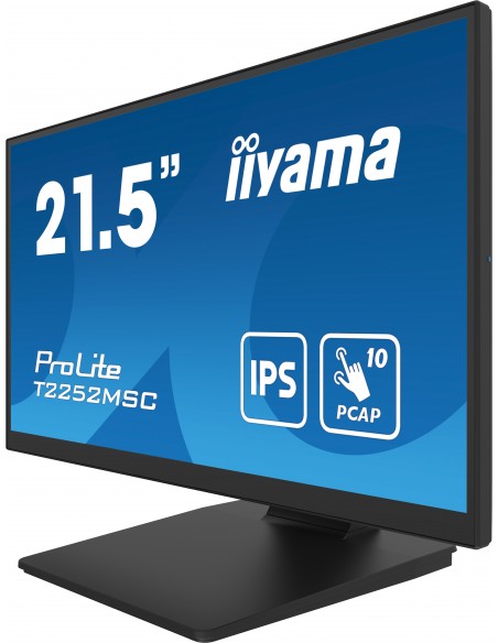 iiyama ProLite T2252MSC-B2 pantalla para PC 54,6 cm (21.5") 1920 x 1080 Pixeles Full HD LCD Pantalla táctil Negro