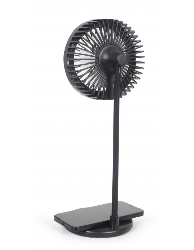 Gembird TA-WPC10-LEDFAN-01 ventilador Negro