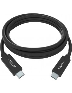 Vision TC 2MUSBC BL cable USB 2 m USB 3.2 Gen 1 (3.1 Gen 1) USB C Negro