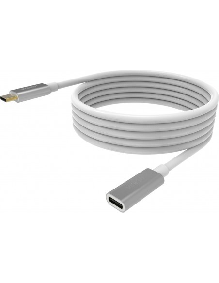 Vision TC 2MUSBCEXT cable USB 2 m USB 3.2 Gen 2 (3.1 Gen 2) USB C Blanco
