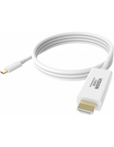 Vision TC 2MUSBCHDMI Adaptador gráfico USB 3840 x 2160 Pixeles Blanco