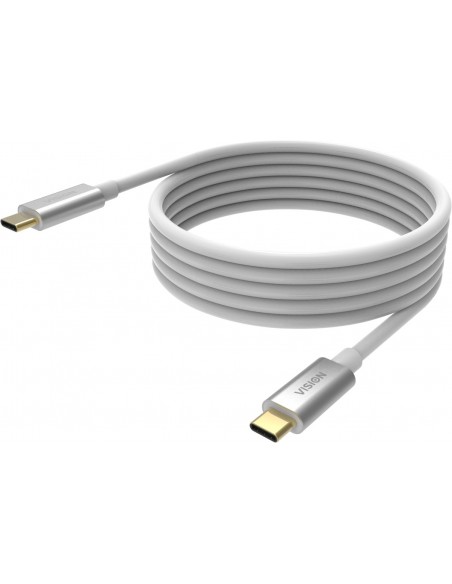 Vision TC 4MUSBC cable USB 4 m USB 3.2 Gen 2 (3.1 Gen 2) USB C Blanco