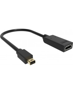 Vision TC-MDPHDMI BL adaptador de cable de vídeo Mini DisplayPort HDMI tipo A (Estándar) Negro