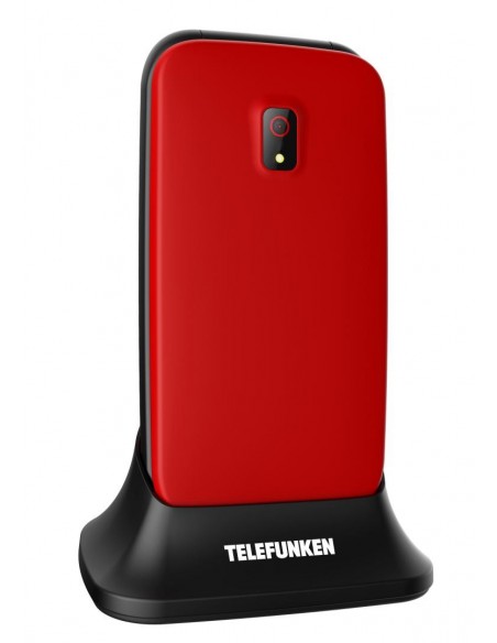 Telefunken S440 6,1 cm (2.4") 83 g Rojo Teléfono para personas mayores
