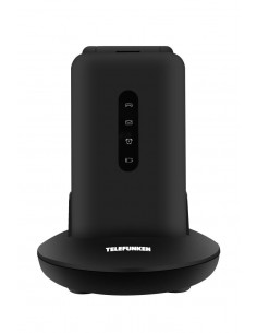 Telefunken S740 7,11 cm (2.8") 129 g Negro Teléfono para personas mayores