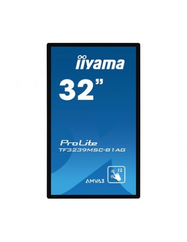 iiyama ProLite TF3239MSC-B1AG pantalla para PC 80 cm (31.5") 1920 x 1080 Pixeles Full HD LED Pantalla táctil Multi-usuario Negro