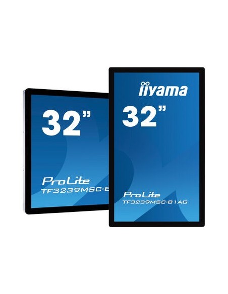iiyama ProLite TF3239MSC-B1AG pantalla para PC 80 cm (31.5") 1920 x 1080 Pixeles Full HD LED Pantalla táctil Multi-usuario Negro