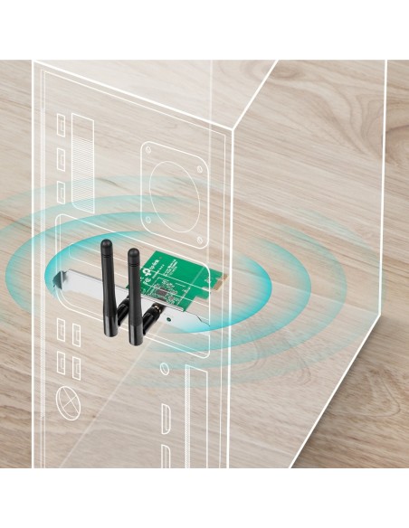 TP-Link TL-WN881ND adaptador y tarjeta de red Interno WLAN 300 Mbit s