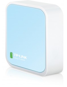 TP-Link TL-WR802N router inalámbrico Ethernet rápido Banda única (2,4 GHz) Azul, Blanco