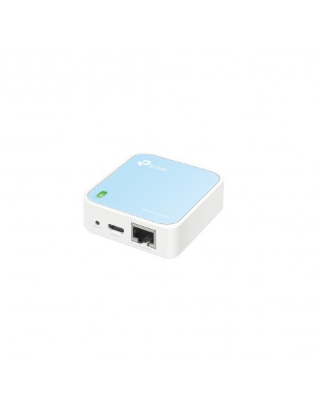 TP-Link TL-WR802N router inalámbrico Ethernet rápido Banda única (2,4 GHz) Azul, Blanco