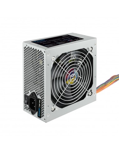 TooQ TQAPOLO-500SP unidad de fuente de alimentación 500 W 20+4 pin ATX ATX Plata