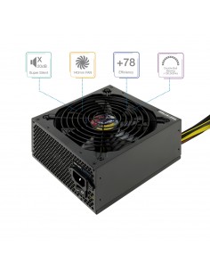 TooQ TQAPOLO-700SP unidad de fuente de alimentación 700 W 20+4 pin ATX ATX Negro 2