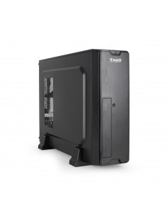 TooQ Caja Slim Micro-ATX TQC-3007U3C-B, Negra