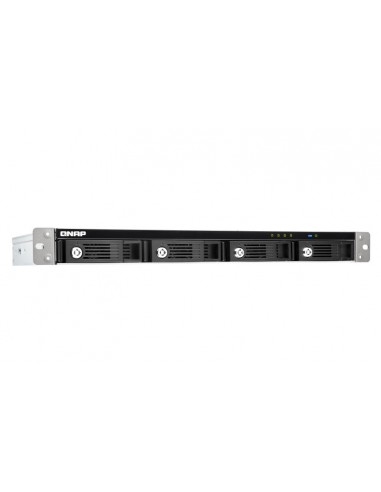 QNAP TR-004U caja para disco duro externo Carcasa de disco duro SSD Negro, Gris 2.5 3.5"