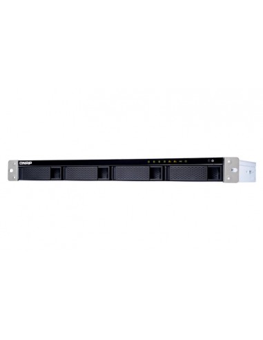 QNAP TS-431XeU NAS Bastidor (1U) Ethernet Negro, Acero inoxidable Alpine AL-314