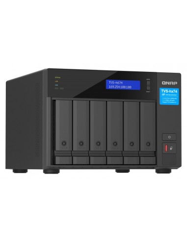 QNAP TVS-H674 NAS Torre Ethernet Negro i5-12400