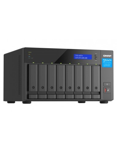 QNAP TVS-h874 NAS Torre Ethernet Negro i5-12400