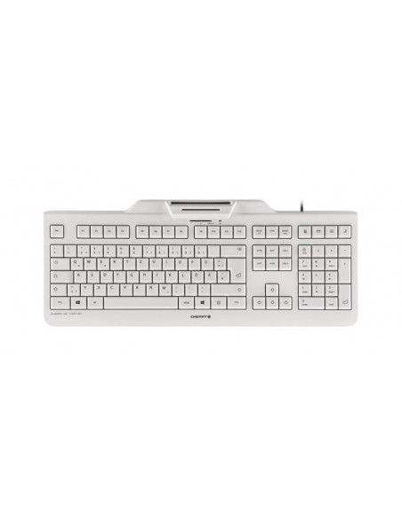 CHERRY KC 1000 SC teclado USB QWERTY Español Gris