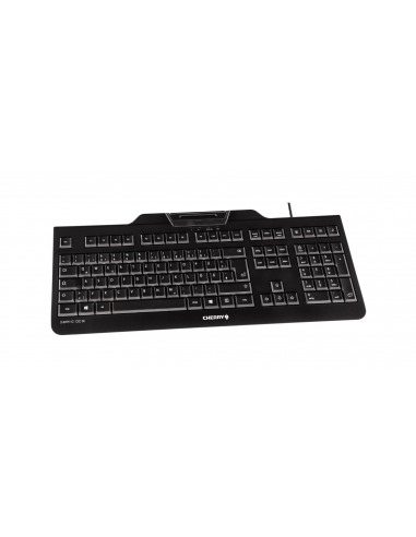 CHERRY KC 1000 SC teclado USB QWERTY Español Negro