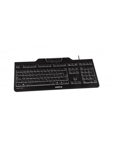 CHERRY KC 1000 SC teclado USB QWERTY Español Negro