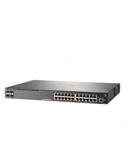 Aruba 2930F 24G PoE+ 4SFP Gestionado L3 Gigabit Ethernet (10 100 1000) Energía sobre Ethernet (PoE) 1U Gris