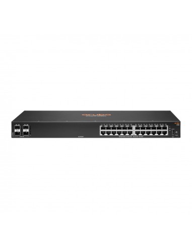Aruba 6100 24G 4SFP+ Gestionado L3 Gigabit Ethernet (10 100 1000) 1U Negro