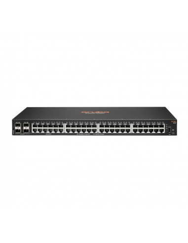 Aruba 6100 48G 4SFP+ Gestionado L3 Gigabit Ethernet (10 100 1000) 1U Negro