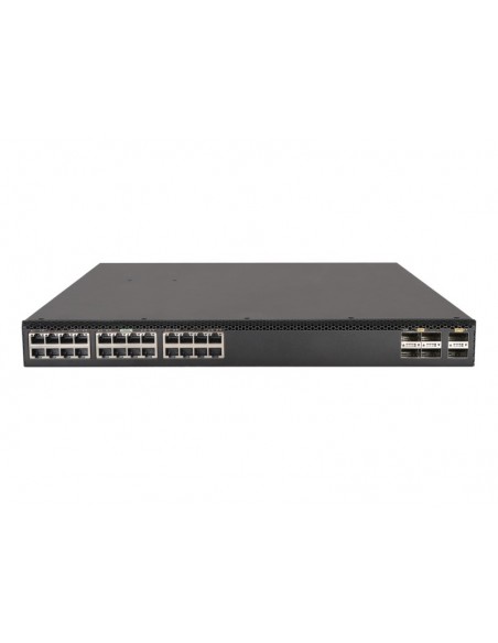 HPE FlexFabric 5710 24XGT 6QSFP+ 2QSFP28 Gestionado L3 10G Ethernet (100 1000 10000) 1U Negro