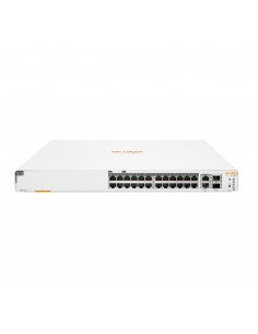 HPE Aruba Instant On 1960 24G 20p Class4 4p Class6 PoE 2XGT 2SFP+ 370W Gestionado L2+ Gigabit Ethernet (10 100 1000) Energía