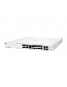HPE Aruba Instant On 1960 24G 20p Class4 4p Class6 PoE 2XGT 2SFP+ 370W Gestionado L2+ Gigabit Ethernet (10 100 1000) Energía 2