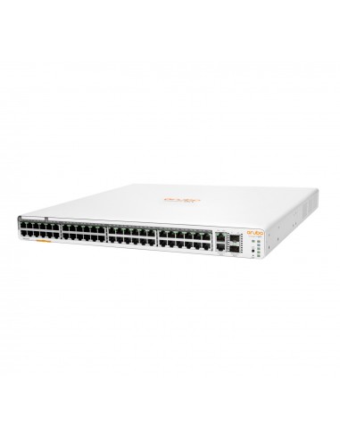 Aruba Instant On 1960 48G 40p Class4 8p Class6 PoE 2XGT 2SFP+ 600W Gestionado L2+ Gigabit Ethernet (10 100 1000) Energía sobre