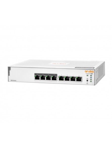 Aruba Instant On 1830 8G 4p Class4 PoE 65W Gestionado L2 Gigabit Ethernet (10 100 1000) Energía sobre Ethernet (PoE) 1U
