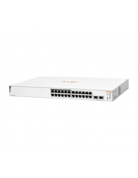Aruba Instant On 1830 24G 12p Class4 PoE 2SFP 195W Gestionado L2 Gigabit Ethernet (10 100 1000) Energía sobre Ethernet (PoE) 1U