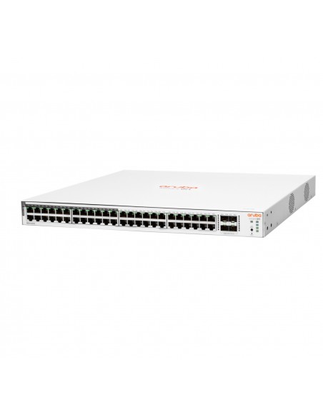 Aruba Instant On 1830 48G 24p Class4 PoE 4SFP 370W Gestionado L2 Gigabit Ethernet (10 100 1000) Energía sobre Ethernet (PoE) 1U