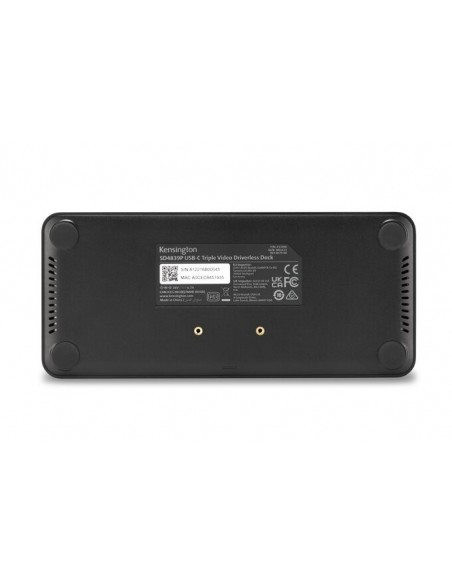 Kensington Replicador de puertos de vídeo triple sin Drivers SD4839P USB-C de 10 Gbps y con carga PD de 85 W