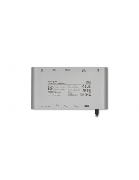 Kensington Replicador móvil USB-C de 5 Gbps UH1440P con dos salidas de vídeo sin drivers – DP HDMI VGA Kensington Replicador móvil USB-C de 5 Gbps UH1440P con dos salidas de vídeo sin drivers – DP HDMI VGA